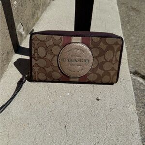 Coach Brown and Red Wallet